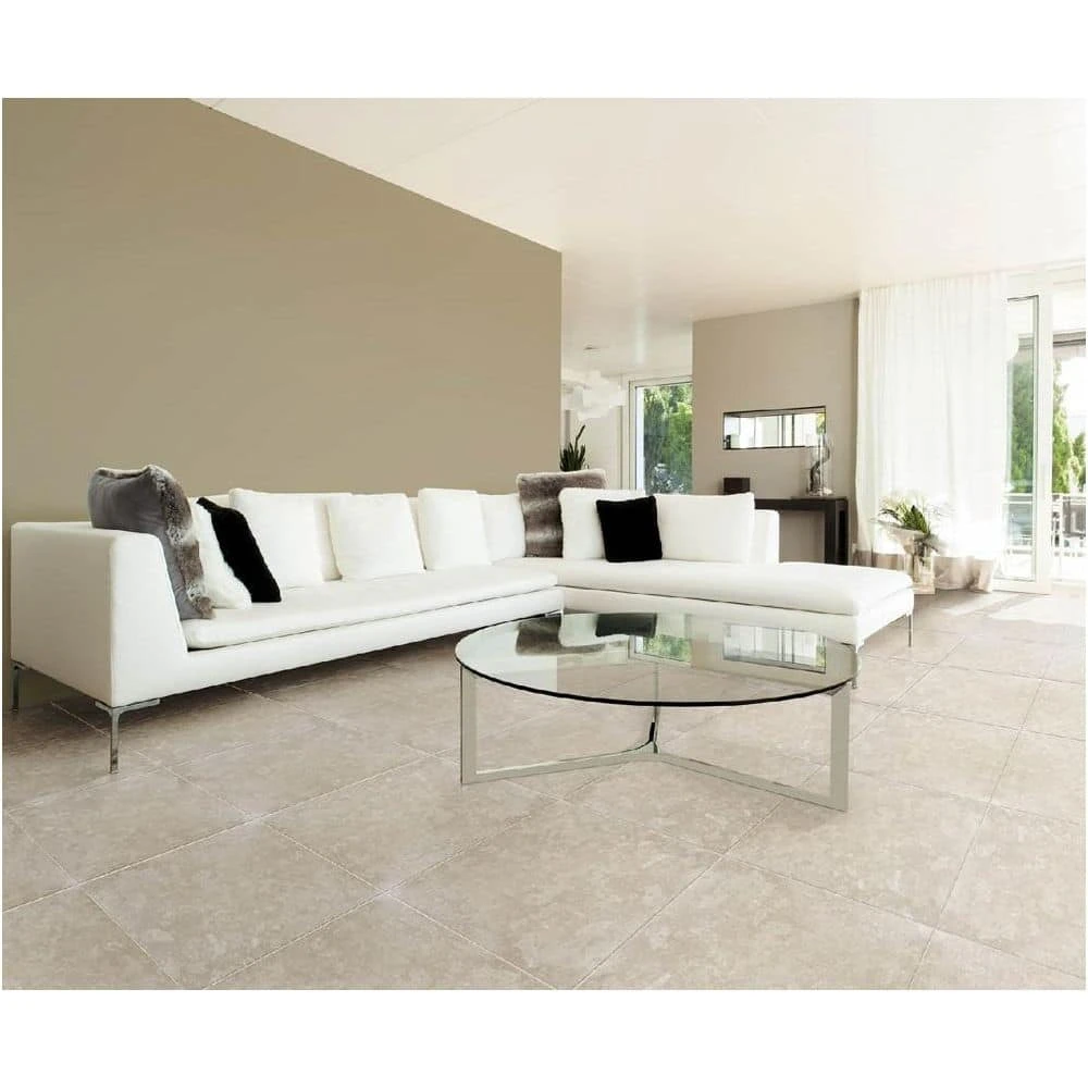 Sonoma Beige 16 in. x 16 in. Ceramic Floor and Wall Tile (10.76 sq. ft. / case) by TrafficMaster 6 Sonoma Beige 16 in. x 16 in. Ceramic Floor and Wall Tile (10.76 sq. ft. / case) by TrafficMaster - Image 4