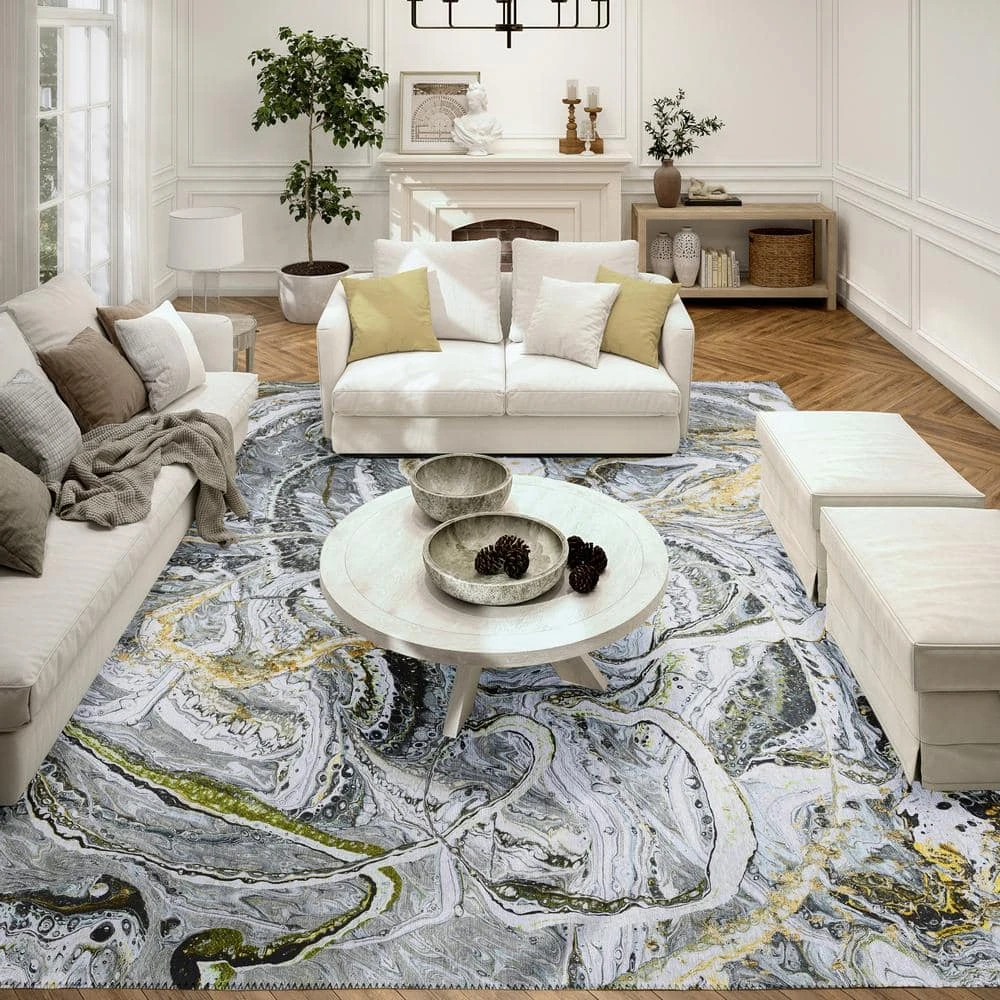 Copeland Storm 3 ft. x 5 ft. Abstract Area Rug by Addison Rugs 11 Copeland Storm 3 ft. x 5 ft. Abstract Area Rug by Addison Rugs - Image 9