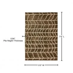 Sarita 2 Taupe 5 ft. x 7 ft. 6 in. Area Rug by Addison Rugs -TrafficMaster || Addison Rugs Sales taupe addison rugs area rugs hdsa2ta5x8 76 1000