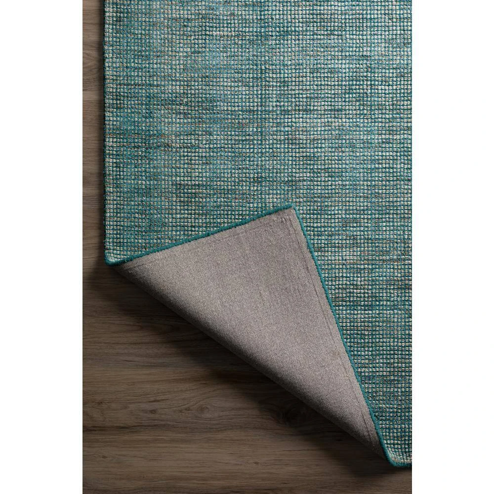 Dexter 1 Teal 2 ft. 3 in. x 7 ft. 6 in. Tonal Solid Wool and Viscose Indoor Area Rug Runner by Addison Rugs 5 Dexter 1 Teal 2 ft. 3 in. x 7 ft. 6 in. Tonal Solid Wool and Viscose Indoor Area Rug Runner by Addison Rugs - Image 3