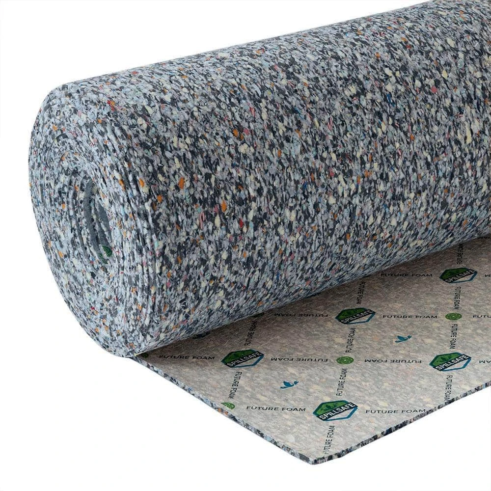 6 - 7/16 in. Thick 6 lb. Density Rebond Carpet Pad with Moisture Barrier by TrafficMaster 3 6 - 7/16 in. Thick 6 lb. Density Rebond Carpet Pad with Moisture Barrier by TrafficMaster