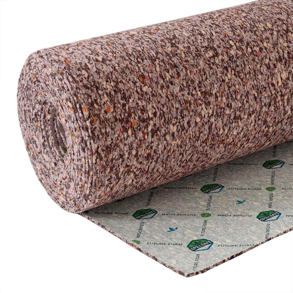 5/16 in. Thick 8 lb. Density Rebond Carpet Pad with Moisture Barrier by TrafficMaster 3 5/16 in. Thick 8 lb. Density Rebond Carpet Pad with Moisture Barrier by TrafficMaster