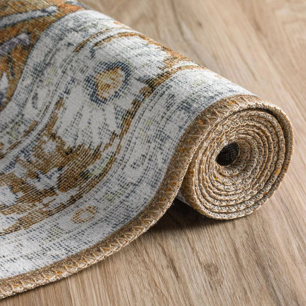 Athena 4 Walnut 8 ft. 6 in. x 12 ft. 9 in. Area Rug by Addison Rugs 8 Athena 4 Walnut 8 ft. 6 in. x 12 ft. 9 in. Area Rug by Addison Rugs - Image 6