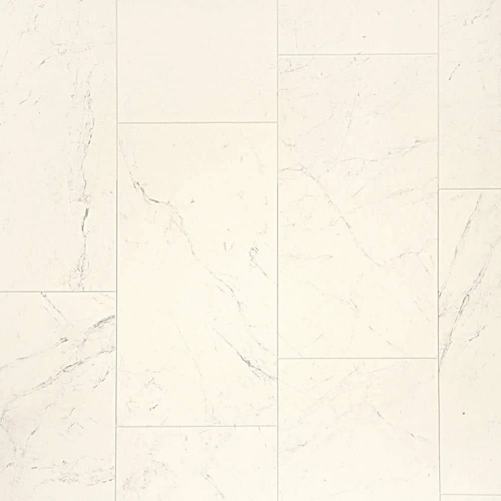 Emerson White Residential Vinyl Sheet Flooring 12 ft. Wide x Cut to Length by TrafficMaster 3 Emerson White Residential Vinyl Sheet Flooring 12 ft. Wide x Cut to Length by TrafficMaster